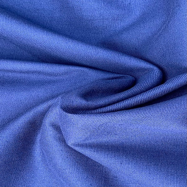 Sixty Count Four Play Royal Blue Khadi Fabric | Ideal Fabric For Shirt, Kurta, Ladies Kurti | Handspun & Handwoven Pure Khadi