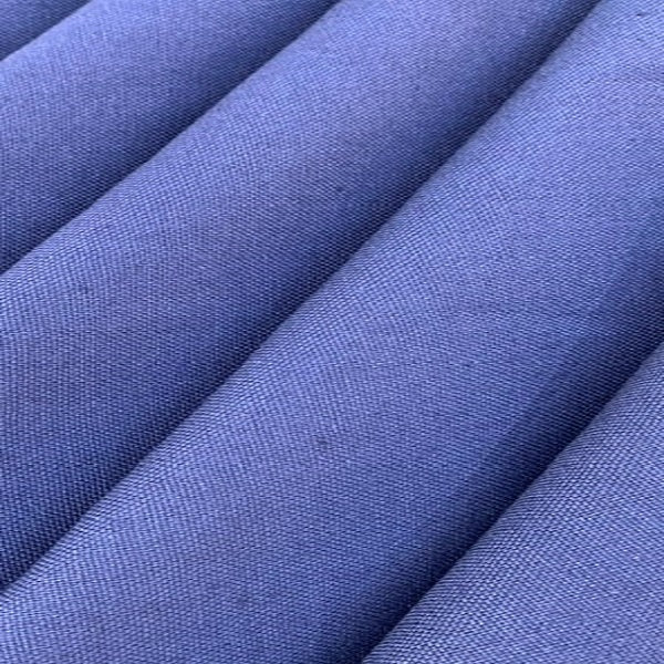 Sixty Count Four Play Indigo Color Khadi Fabric | Ideal Fabric For Shirt, Kurta, Ladies Kurti | Handspun & Handwoven Pure Khadi
