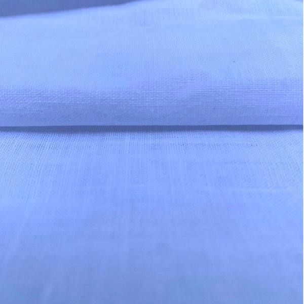 Muslin khadi Single Thread White Fabric - 40 ST