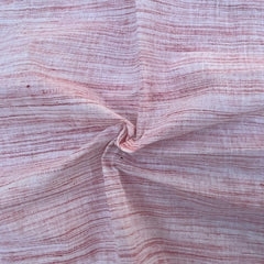 40s Count Single-Thread Traditionally Handwoven Khadi Fabric – Pure Cotton Light Pink Colour Shade Khadi