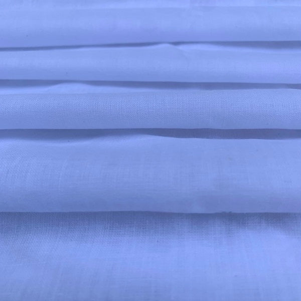 Muslin khadi Single Thread White Fabric - WH 60 ST