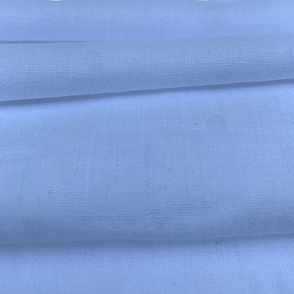 Muslin khadi Double Thread White Fabric - WH-90 DT