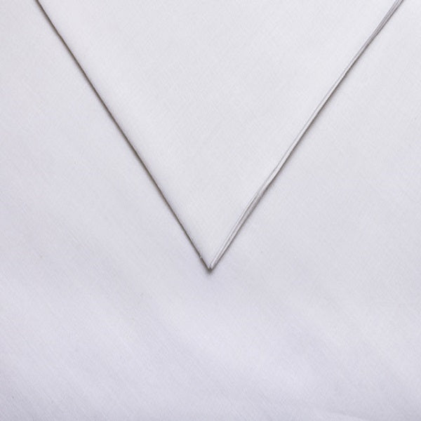 100/100s Count Muslin Fine Handspun & Handwoven White Khadi Fabric – 100% Cotton | Exquisite Plain Weave for Luxury Garments