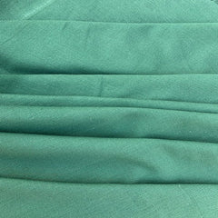 2/40X30 count Khadi Fabric - Handspun & Handwoven | Soft Castleton Green shade Khadi Fabric for Men & Women Garments