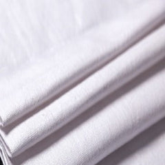 33x33 Khadi Fabric - Handspun & Handwoven | Soft Plain White Khadi Fabric for Men & Women Garments / 45 inch width white