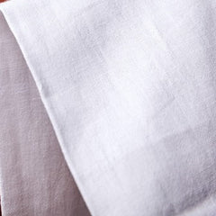 33x33 Khadi Fabric - Handspun & Handwoven | Soft Plain White Khadi Fabric for Men & Women Garments / 45 inch width white