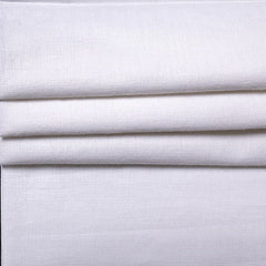 56/56s Fine Handspun & Handwoven White Khadi Fabric – 100% Cotton | Single-Thread Plain Weave for Men & Women’s Garments