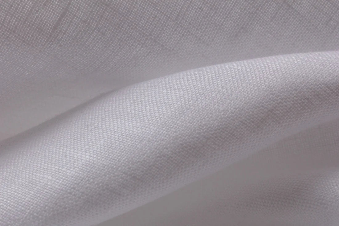 32/56s Fine Handspun & Handwoven White Khadi Fabric – 100% Cotton | Single-Thread Plain Weave for Men & Women’s Garments