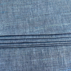 40s Count Single-Thread Traditionally Handwoven Khadi Fabric – Pure Cotton Grey Colour Shade Khadi